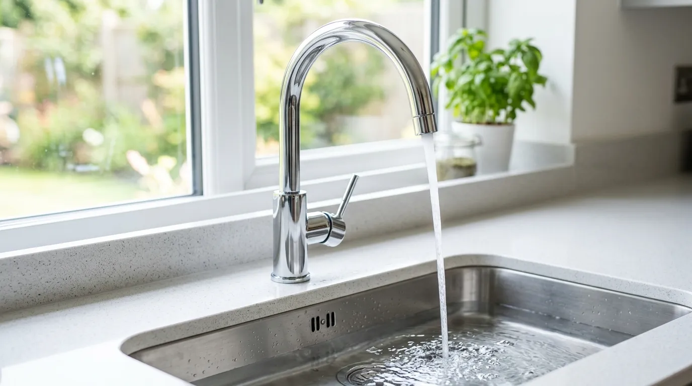 Local Plumbing Master Pros same day plumber fixing a faucet in Quinter, KS